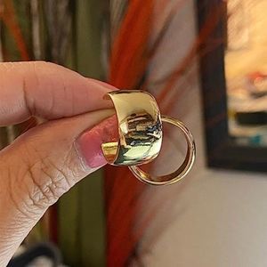 Women 14K Gold Plated Dainty Open Hoops Hypoallergenic Trendy Earrings